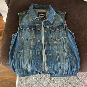 Men Jean Vest